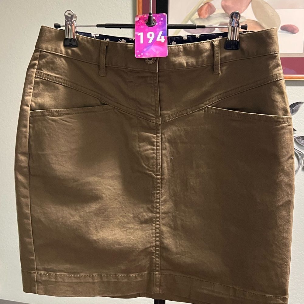 Brooks Brothers Olive Pencil Skirt #DO194